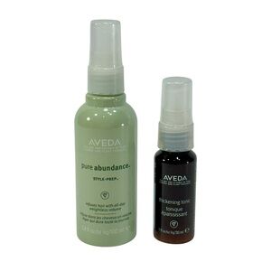 Aveda Pure Abundance Style-Prep - Size 3.4 Oz. / 100mL & Thickening Tonic 1oz